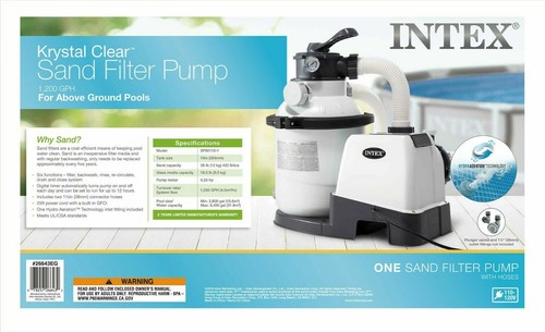 Intex krystal clear - intex, sand